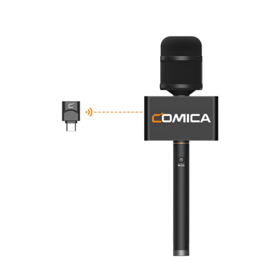 COMICA Revo S Wireless Reporter Microphone for Smartphone